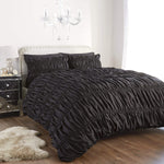 OLIVIA ROCCO Duvet Set Ruched Ruffles Cotton Rich Luxury OEKO TEX Certified Multiple