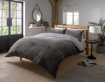 OLIVIA ROCCO Ribbed Fleece Reversible Teddy Duvet Set OEKO-TEX Certified Multiple Sizes