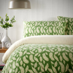 OLIVIA ROCCO Floral Leaves Teddy Duvet Set Reversible Sherpa Fleece Winter Bedding Single