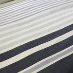 OLIVIA ROCCO Duvet Cover Set Miami Stripes Reversible Hypoallergenic Cotton Blend Grey Super Soft Hotel-Style Finish