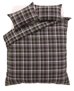 OLIVIA ROCCO Check Pattern Duvet Set Cotton Rich With Pillowcases OEKO-TEX Certified
