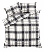 OLIVIA ROCCO Duvet Set Highland Tartan Brushed Cotton Flannel Super Soft OEKO-TEX