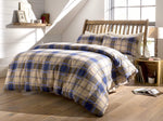 OLIVIA ROCCO Duvet Set Highland Tartan Brushed Cotton Flannel Super Soft OEKO-TEX