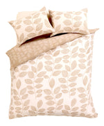 OLIVIA ROCCO Leaves Design Cotton Rich Duvet Cover Set Nature Inspired Soft s All Bed