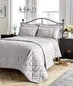 OLIVIA ROCCO Savoy Hand Woven Jacquard Cotton Quilt Cover Duvet Sets OEKO TEX Certified