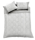 OLIVIA ROCCO Savoy Hand Woven Jacquard Cotton Quilt Cover Duvet Sets OEKO TEX Certified