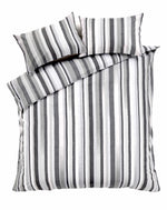 OLIVIA ROCCO Duvet Set Maine Stripe Cotton Rich Luxury Striped Design Single Double King