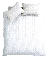 OLIVIA ROCCO Seville Duvet Set Cotton-Rich Luxury With Handmade Pintuck Detailing