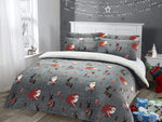 OLIVIA ROCCO Duvet Set Santa Christmas Presents Reversible Teddy Fleece for Everyday Luxury Hotel-Style