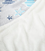 OLIVIA ROCCO Outer Space Glow In The Dark Teddy Fleece Duvet Set For Children for Easy-Care Everyday Luxury