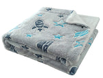 OLIVIA ROCCO Outer Space Glow In The Dark Teddy Fleece Duvet Set For Children for Easy-Care Everyday Luxury