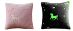 OLIVIA ROCCO Unicorn Glow In The Dark Teddy Duvet Set Pink For Kids OEKO-TEX Certified