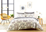 OLIVIA ROCCO Peony Floral Cotton Rich Duvet Cover Set With Pillowcases Easy Care