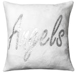 OLIVIA ROCCO Angel Wings Teddy Fleece Duvet Set Pink White Grey Super Soft Faux Fur