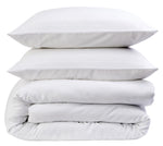OLIVIA ROCCO Stripe Jacquard Reversible Cotton Blend Duvet Cover Set With Pillowcases