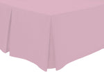 OLIVIA ROCCO Basics Fitted Pleated Valance Sheet Indus Valley Cotton Blend OEKO-TEX