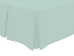 OLIVIA ROCCO Basics Fitted Pleated Valance Sheet Indus Valley Cotton Blend OEKO-TEX