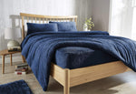 OLIVIA ROCCO Teddy Fleece Extra Deep Fitted Sheet Plush Soft Winter Bedding Snug Elastic