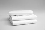 OLIVIA ROCCO Basics Flat Sheet Cotton Linen Blend Soft Luxurious Bedding In Multiple