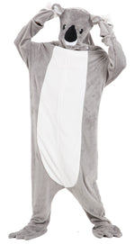 OLIVIA ROCCO Oversized Koala Wearable Blanket Hoodie In Soft Fleece With Sleeves Hooded