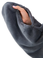 OLIVIA ROCCO Oversized Shark Wearable Blanket Hoodie Fleece With Sleeves Ultra Soft