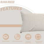 OLIVIA ROCCO Copper Infused Memory Foam Pillow For Skin Health Hypoallergenic Super Soft Hotel-Style Comfort