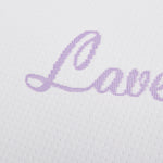 OLIVIA ROCCO Lavender Infused Microfibre Hotel Pillow Medium Support Hypoallergenic Side