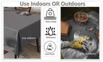 OLIVIA ROCCO Waterproof Wipe Clean Rectangular Tablecloth 145x200cm Stain Resistant