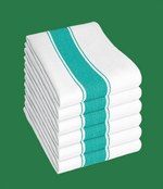OLIVIA ROCCO Herringbone Tea Towels 100% Cotton Pack Of 6 50 By 75 Cm High Absorbency