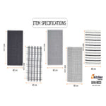 OLIVIA ROCCO 5 Pack Cotton Terry Kitchen Towels 45x65cm Super Absorbent Quick Drying