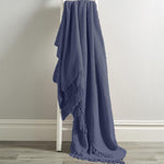 OLIVIA ROCCO Cotton Throw Super Soft Lightweight Eco Friendly Recycled Cotton For Sofa