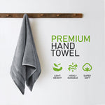 OLIVIA ROCCO Belmont Viscose Stripe Silver Towels 100% Cotton Quality Super Absorbent