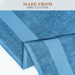 OLIVIA ROCCO Rhodes Towel Aqua 100% Cotton Hotel Quality Soft Super Absorbent Hand Towels