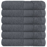 OLIVIA ROCCO Rhodes Towel Grey 100% Cotton Hotel Quality Soft Super Absorbent Hand Bath