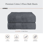 OLIVIA ROCCO Rhodes Towel Grey 100% Cotton Hotel Quality Soft Super Absorbent Hand Bath