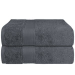 OLIVIA ROCCO Rhodes Towel Grey 100% Cotton Hotel Quality Soft Super Absorbent Hand Bath