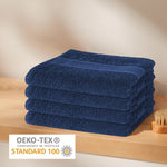 OLIVIA ROCCO Rhodes Towel Royal Blue 100% Cotton Hotel Quality Soft Super Absorbent Hand