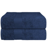 OLIVIA ROCCO Rhodes Towel Royal Blue 100% Cotton Hotel Quality Soft Super Absorbent Hand