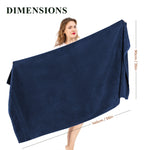 OLIVIA ROCCO Rhodes Towel Royal Blue 100% Cotton Hotel Quality Soft Super Absorbent Hand