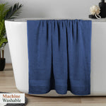 OLIVIA ROCCO Rhodes Towel Royal Blue 100% Cotton Hotel Quality Soft Super Absorbent Hand