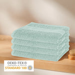 OLIVIA ROCCO Rhodes Towel Seafoam 100% Cotton Hotel Quality Soft Super Absorbent Hand