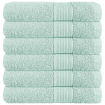 OLIVIA ROCCO Rhodes Towel Seafoam 100% Cotton Hotel Quality Soft Super Absorbent Hand