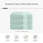 OLIVIA ROCCO Rhodes Towel Seafoam 100% Cotton Hotel Quality Soft Super Absorbent Hand