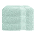 OLIVIA ROCCO Rhodes Towel Seafoam 100% Cotton Hotel Quality Soft Super Absorbent Hand