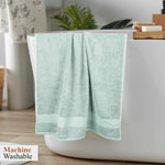 OLIVIA ROCCO Rhodes Towel Seafoam 100% Cotton Hotel Quality Soft Super Absorbent Hand