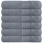 OLIVIA ROCCO Rhodes Towel Silver 100% Cotton Hotel Quality Soft And Ultra Absorbent Hand
