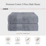 OLIVIA ROCCO Rhodes Towel Silver 100% Cotton Hotel Quality Soft And Ultra Absorbent Hand