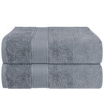 OLIVIA ROCCO Rhodes Towel Silver 100% Cotton Hotel Quality Soft And Ultra Absorbent Hand