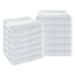 OLIVIA ROCCO Rhodes Towel White 100% Cotton Hotel Quality Soft Super Absorbent Hand Bath