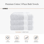 OLIVIA ROCCO Rhodes Towel White 100% Cotton Hotel Quality Soft Super Absorbent Hand Bath